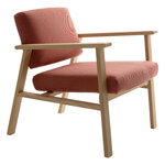 Nikari Archetyp Lounge chair, ash - red Steelcut Trio 636