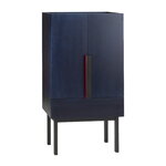 Ariake Aizome wardrobe, indigo - black - red