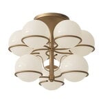 Ceiling lamps, Model 2042/9 ceiling lamp, 20 cm, champagne, White