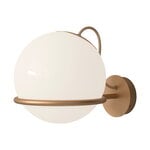 Wall lamps, Model 238/1 wall lamp, 20 cm, champagne, White