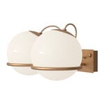 Wall lamps, Model 238/2 wall lamp, 20 cm, champagne, White