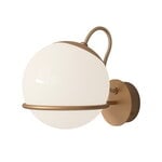Astep Model 237/1 wall lamp, 14 cm, champagne