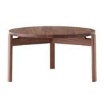 Coffee tables, Passage lounge table, 70 cm, walnut, Brown