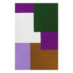 Wool rugs, Kortteli rug, lilac - white, Multicolour