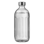 Sodawasserbereiter, Glasflasche, 800 ml, Silber