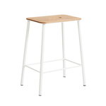 Frama Adam stool, 50 cm, oak - matt white