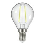 Light bulbs, LED Oiva compact bulb, 2,2W E14 3000K 250lm, clear, Transparent