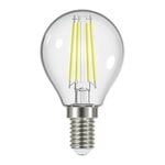 Glühbirnen, LED Oiva Kompakt-Glühbirne, 3,8 W E14 3000 K 470 lm, transparent, Transparent