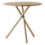 Ruokapöydät, Aldric ruokapöytä, 80 cm, vaalea tammi, Luonnonvärinen