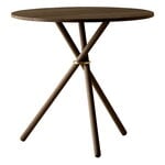Ruokapöydät, Aldric ruokapöytä, 80 cm, tumma tammi, Ruskea