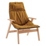 Armchairs & lounge chairs, Ace armchair with headrest, matt oak - Remix 433, Brown