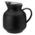 Thermos jugs, Amphora vacuum jug for tea, 1 L,  soft black, Black