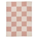 Decken, Ala Überwurf, 130 x 180 cm, Rosa - Natur, Weiß