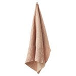 Teli da doccia, Asciugamano Puro Ruutu, 100 x 150 cm, rosa brumosa - sabbia, Beige