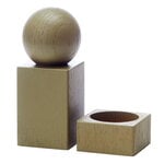 applicata Twist salt - pepper set, olive green