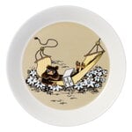 Arabia Moomin plate, Muskrat, beige