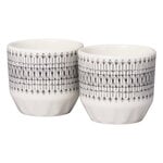 Serveware, Emilia egg cup, 4 cl, 2 pcs, Black & white