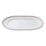 Plates, PC oval plate 280, White