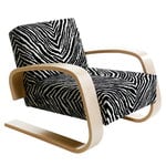 Armchairs & lounge chairs, Aalto armchair 400 "Tank", birch - Zebra, Natural