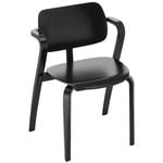 Dining chairs, Aslak chair, black, Black
