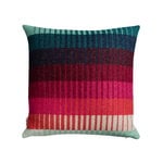 Decorative cushions, Åsmund Gradient cushion, 50 x 50 cm, red - turquoise, Multicolour