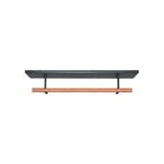 Wall coat racks, Belle coat rack 90 cm, charcoal grey, Black