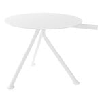 Patio tables, Oona side table, white, White