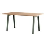 Dining tables, New Modern table 160 x 95 cm, oak - eucalyptus grey, Natural