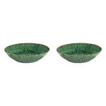 Verde Lanza serving plate, M, 2 pcs, green