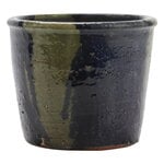 Serax Glazed Shades kukkaruukku, L, sininen - harmaa