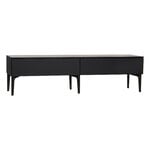 Fuuga TV table with drawers, black