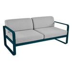 Outdoor sofas, Bellevie 2-seater sofa, acapulco blue - flannel grey, Gray