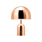 Tom Dixon Bell portable LED table lamp, copper