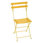 Patio chairs, Bistro Metal chair, honey textured, Yellow