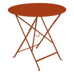 Fermob Bistro table, 77 cm, candied orange