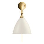 GUBI Bestlite BL7 wall lamp, brass - soft white semi matt