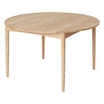 Carl Hansen & Søn BM0121 ruokapöytä, 120 cm, saippuoitu tammi