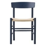 Fredericia J39 Mogensen chair, indigo blue - paper cord
