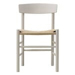 Ruokapöydän tuolit, J39 Mogensen tuoli, pebble grey - paperinaru, Harmaa