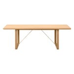 Coffee tables, BM67 coffee table, light oiled oak - brass, Natural