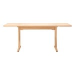 Matbord, C18 bord, 180 x 90 cm, lätt oljad ek, Naturfärgad