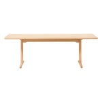 Fredericia C18 table, 220 x 90 cm, light oiled oak