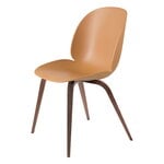 Dining chairs, Beetle chair, american walnut - amber brown, Brown