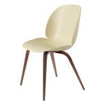 Dining chairs, Beetle chair, american walnut - pastel green, Green