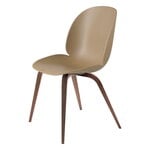 Beetle chair, american walnut - pebble brown