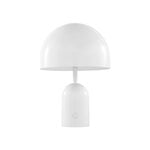 Tom Dixon Bell ladattava pöytävalaisin, valkoinen
