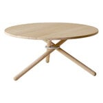 Coffee tables, Bertha coffee table, 90 cm, light oak, Natural