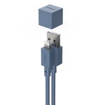 Mobile accessories, Cable 1 USB charging cable, ocean blue, Blue