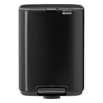 Brabantia Bo Pedal Bin 4 L, negro mate