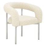 Armchairs & lounge chairs, Boa chair, chrome - light beige Kvadrat Coda2 103, Beige